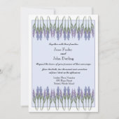 Lavendel uitnodiging (Voorkant)