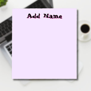 Lavendel unieke gepersonaliseerde leraar geschenke notitieblok