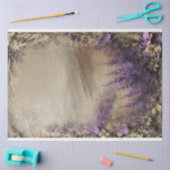 Lavendel Veld Shabby Chique Digitale Gemengde Medi Tissuepapier (Craft)
