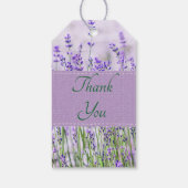 Lavendel Velden Bruiloftsgeschenk Labels Cadeaulabel (Achterkant)