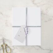 Lavendel Velden Dank u Cadeaulabel (Met Touw)