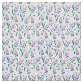 Lavendel Velden Patroon, licht Stof (Swatch)