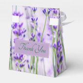 Lavendel Velden Trouwtent gunstbox Bedankdoosjes (Achterkant)