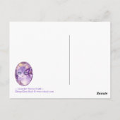 Lavendel Venice Night - Briefkaart (Achterkant)