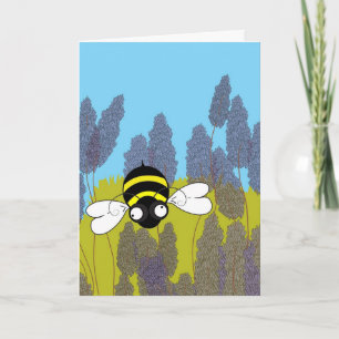 Lavendel Verjaardag Kaart