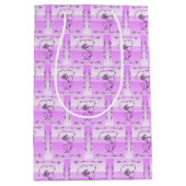 Lavendel Verticale Cadeaubag Stromende Schoonheid Medium Cadeauzakje (Voorkant)