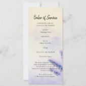 Lavendel Viering van het Leven Kaart (Achterkant)