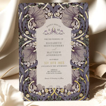 Lavendel Vintage Pimpernel Patroon William Morris
