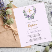 Lavendel violet bloemenmeisje cross budget Doop