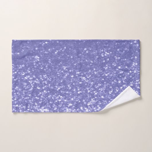 Lavendel violet fonkelt glitter bling bad handdoek (Handdoek)