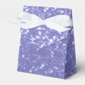 Lavendel violet fonkelt glitter bling bedankdoosjes (Voorkant Zijde)
