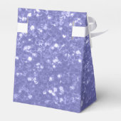 Lavendel violet fonkelt glitter bling bedankdoosjes (Achterkant)