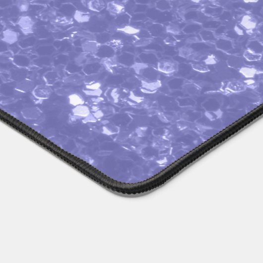 Lavendel violet fonkelt glitter bling bureaumat (Hoek)