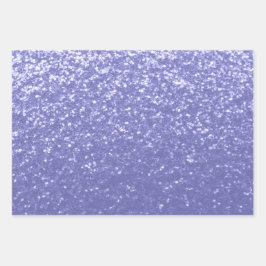 Lavendel violet fonkelt glitter bling inpakpapier vel