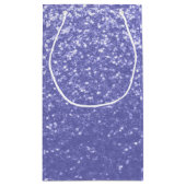 Lavendel violet fonkelt glitter bling klein cadeauzakje (Achterkant)