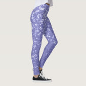 Lavendel violet fonkelt glitter bling leggings (Rechts)
