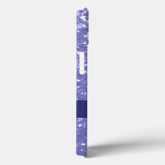 Lavendel violet fonkelt glitter bling Monogram Case-Mate iPhone Case (Achterkant / Rechts)