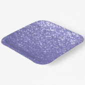 Lavendel violet fonkelt glitter bling papieren bordje (Gebogen)