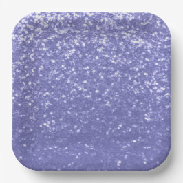 Lavendel violet fonkelt glitter bling papieren bordje
