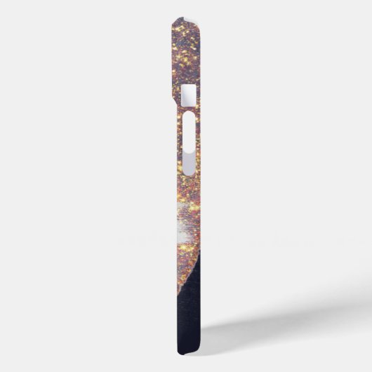 Lavendel Violet Gold Star Swatch Case-Mate iPhone Case (Achterkant / Links)