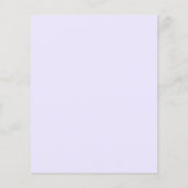 Lavendel violette boog monogram budget bruiloft (Achterkant)