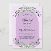 Lavendel violette roze paarse boog Vrijgezellenfee Kaart (Voorkant)