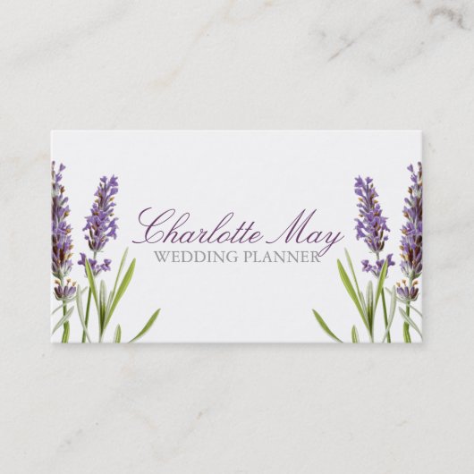 lavendel Visitekaartje (Voorkant)