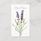  lavendel visitekaartje (Voorkant)