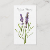  lavendel visitekaartje (Voorkant)