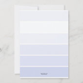 Lavendel Vlinder Beer Engel Baby shower Kaart (Achterkant)