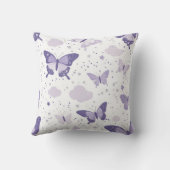 Lavendel Vlinder Dromen Kussen (Achterkant)