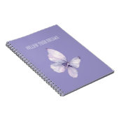Lavendel Vlinder Dromen Notitieboek (Rechterzijde)
