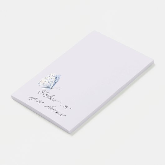 Lavendel Vlinder Dromen Post-it® Notes (Schuin)