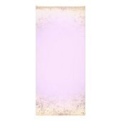 lavendel vlinder op faux - goudfolie - rackkaart reclamekaart (Achterkant)