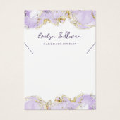 lavendel vloeistof marmer profiel kaart (Voorkant)