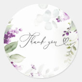 Lavendel Vrijgezellenfeest Classic Ronde Sticker (Voorkant)