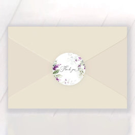 Lavendel Vrijgezellenfeest Classic Ronde Sticker