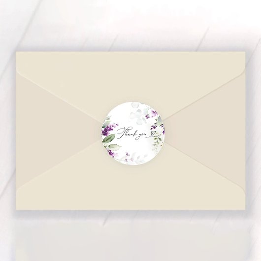 Lavendel Vrijgezellenfeest Classic Ronde Sticker