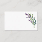 Lavendel Vrijgezellenfeest Recept Aanvraag Kaart I (Achterkant)