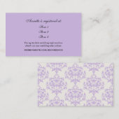 Lavendel Vrijgezellenfeest Registry Kaart (Voorkant / Achterkant)