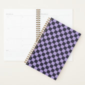Lavendel waas dambord patroon planner (Display)