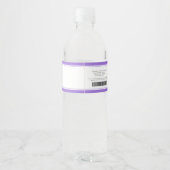 Lavendel water product ingrediënten waterfles etiket (Achterkant)