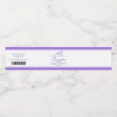 Lavendel water product ingrediënten waterfles etiket (Enkel label)