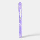Lavendel Water Ripple iPhone Case (Achterkant / Links)