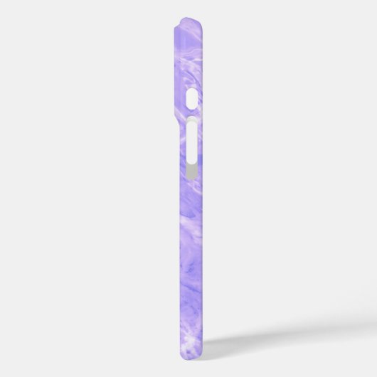 Lavendel Water Ripple iPhone Case (Achterkant / Links)