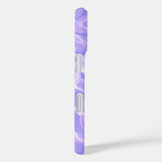 Lavendel Water Ripple iPhone Case (Achterkant / Rechts)