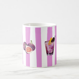 Lavendel Waterverf Botanisch Patroon Koffiemok