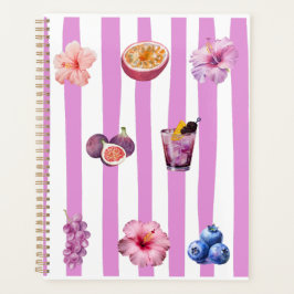Lavendel Waterverf Botanisch Patroon Planner
