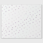 Lavendel Waterverf Circles Cadeaupapier (Vlak)