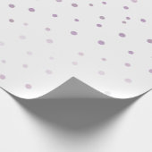 Lavendel Waterverf Circles Cadeaupapier (Hoek)
